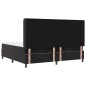 vidaXL Letto Box Spring con Materasso e LED Nero 200x200 cm Velluto