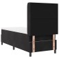 vidaXL Letto a Molle con Materasso e LED Nero 80x200 cm Velluto vidaXL Letto a Molle con Materasso e LED Nero 80x200 cm Velluto