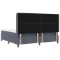 vidaXL Letto Box Spring con materasso e LED grigio scuro 200x200 cm Velluto vidaXL Letto Box Spring con materasso e LED grigio scuro 200x200 cm Velluto