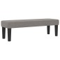 vidaXL Letto box spring con materasso & panca taupe 120x200 cm in tessuto