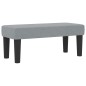 vidaXL Letto a Molle con Materasso & Panchina Grigio Chiaro 80x200 cm Tessuto vidaXL Letto a Molle con Materasso & Panchina Grigio Chiaro 80x200 cm Tessuto