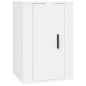 Set Mobili Porta TV 3 pz Bianco in Legno Multistrato Set Mobili Porta TV 3 pz Bianco in Legno Multistrato