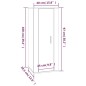 Set di Mobili Porta TV 5 pz Bianco Lucido in Legno Multistrato Set di Mobili Porta TV 5 pz Bianco Lucido in Legno Multistrato