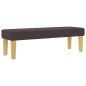 vidaXL Letto con Box Spring con Materasso e Panchetta Marrone Scuro 200x200 cm Tessuto vidaXL Letto con Box Spring con Materasso e Panchetta Marrone Scuro 200x200 cm Tessuto