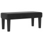 vidaXL Letto con Box Spring con Materasso e Panchina Nero 100x200 cm Velluto vidaXL Letto con Box Spring con Materasso e Panchina Nero 100x200 cm Velluto