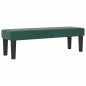 vidaXL Letto a molle con materasso e panchina verde scuro 140x190 cm velluto vidaXL Letto a molle con materasso e panchina verde scuro 140x190 cm velluto