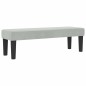 vidaXL Letto a Molle con Materasso e Panchina Grigio Chiaro 120x190 cm in Velluto vidaXL Letto a Molle con Materasso e Panchina Grigio Chiaro 120x190 cm in Velluto