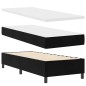 vidaXL Letto con Box Spring con Materasso e Panca Nero 80x200 cm Velluto vidaXL Letto con Box Spring con Materasso e Panca Nero 80x200 cm Velluto
