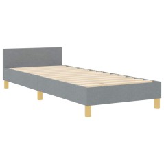 vidaXL Struttura Letto Grigio Chiaro 80x200 cm in Tessuto