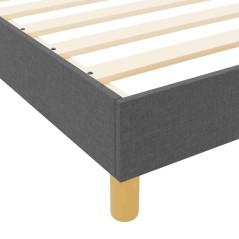 Struttura del letto vidaXL Grigio scuro 90x190 cm in tessuto