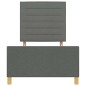 Struttura del letto vidaXL Grigio scuro 90x190 cm in tessuto