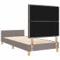 Struttura Letto Tortora 100x200 cm in Tessuto di vidaXL Struttura Letto Tortora 100x200 cm in Tessuto di vidaXL
