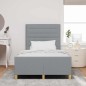 vidaXL Struttura Letto Grigio Chiaro 120x200 cm Tessuto