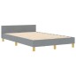 vidaXL Struttura Letto Grigio Chiaro 120x200 cm Tessuto