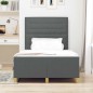 vidaXL Letto in Grigio Scuro 120x200 cm Tessuto vidaXL Letto in Grigio Scuro 120x200 cm Tessuto