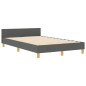 vidaXL Letto in Grigio Scuro 120x200 cm Tessuto vidaXL Letto in Grigio Scuro 120x200 cm Tessuto