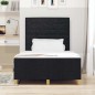 Letto vidaXL Nero 120x200 cm in Tessuto