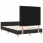 Letto vidaXL Nero 120x200 cm in Tessuto