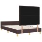 Struttura del Letto vidaXL Marrone Scuro 120x200 cm in Tessuto