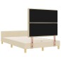 Struttura letto vidaXL Crema 120x200 cm in tessuto