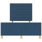Struttura Letto vidaXL Blu 120x200 cm in Tessuto Struttura Letto vidaXL Blu 120x200 cm in Tessuto