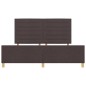 vidaXL Struttura del Letto Marrone Scuro 180x200 cm Tessuto vidaXL Struttura del Letto Marrone Scuro 180x200 cm Tessuto