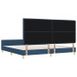 Struttura del letto blu 200x200 cm in tessuto vidaXL