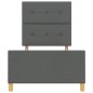 Letto Struttura vidaXL Grigio scuro 80x200 cm in Tessuto
