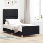 Letto in Tessuto Nero 80x200 cm di vidaXL Letto in Tessuto Nero 80x200 cm di vidaXL
