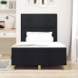 Struttura Letto vidaXL Nera 120x200 cm Tessuto