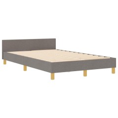 vidaXL Struttura Letto Tortora 120x200 cm Tessuto