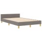 vidaXL Struttura Letto Tortora 120x200 cm Tessuto vidaXL Struttura Letto Tortora 120x200 cm Tessuto