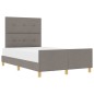 vidaXL Struttura Letto Tortora 120x200 cm Tessuto vidaXL Struttura Letto Tortora 120x200 cm Tessuto