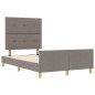 vidaXL Struttura Letto Tortora 120x200 cm Tessuto vidaXL Struttura Letto Tortora 120x200 cm Tessuto