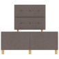 vidaXL Struttura Letto Tortora 120x200 cm Tessuto vidaXL Struttura Letto Tortora 120x200 cm Tessuto