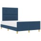 Telaio letto vidaXL Blu 120x200 cm Tessuto Telaio letto vidaXL Blu 120x200 cm Tessuto