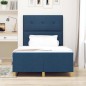 Telaio letto vidaXL Blu 120x200 cm Tessuto Telaio letto vidaXL Blu 120x200 cm Tessuto