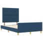 Telaio letto vidaXL Blu 120x200 cm Tessuto Telaio letto vidaXL Blu 120x200 cm Tessuto