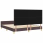 vidaXL Struttura del Letto Marrone Scuro 180x200 cm in Tessuto
