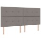 Struttura letto vidaXL Tortora 200x200 cm in tessuto Struttura letto vidaXL Tortora 200x200 cm in tessuto