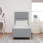 vidaXL Struttura del letto Grigio chiaro 80x200 cm Tessuto