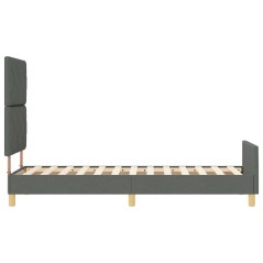 Struttura Letto vidaXL Grigio Scuro 80x200 cm Tessuto