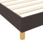 Letto vidaXL Marrone Scuro 80x200 cm in Tessuto