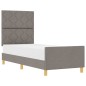 Letto vidaXL Taupe 80x200 cm in Tessuto Letto vidaXL Taupe 80x200 cm in Tessuto