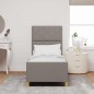 Letto vidaXL Taupe 80x200 cm in Tessuto Letto vidaXL Taupe 80x200 cm in Tessuto
