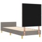 Letto vidaXL Taupe 80x200 cm in Tessuto Letto vidaXL Taupe 80x200 cm in Tessuto