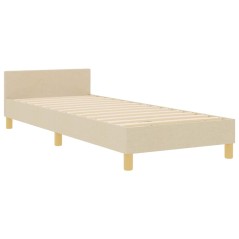 Struttura letto vidaXL crema 80x200 cm in tessuto