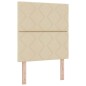 Struttura letto vidaXL crema 80x200 cm in tessuto Struttura letto vidaXL crema 80x200 cm in tessuto