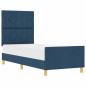 Struttura Letto Blu vidaXL 80x200 cm in Tessuto