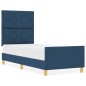 Struttura Letto Blu vidaXL 80x200 cm in Tessuto